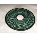 Hot Sale Embossed Cast Iron Saucer